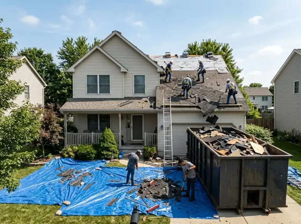 roof-replacement-debris-remova-004 — frequently asked questions, Cheapest Dumpster Rentals in Villa Grove, IL